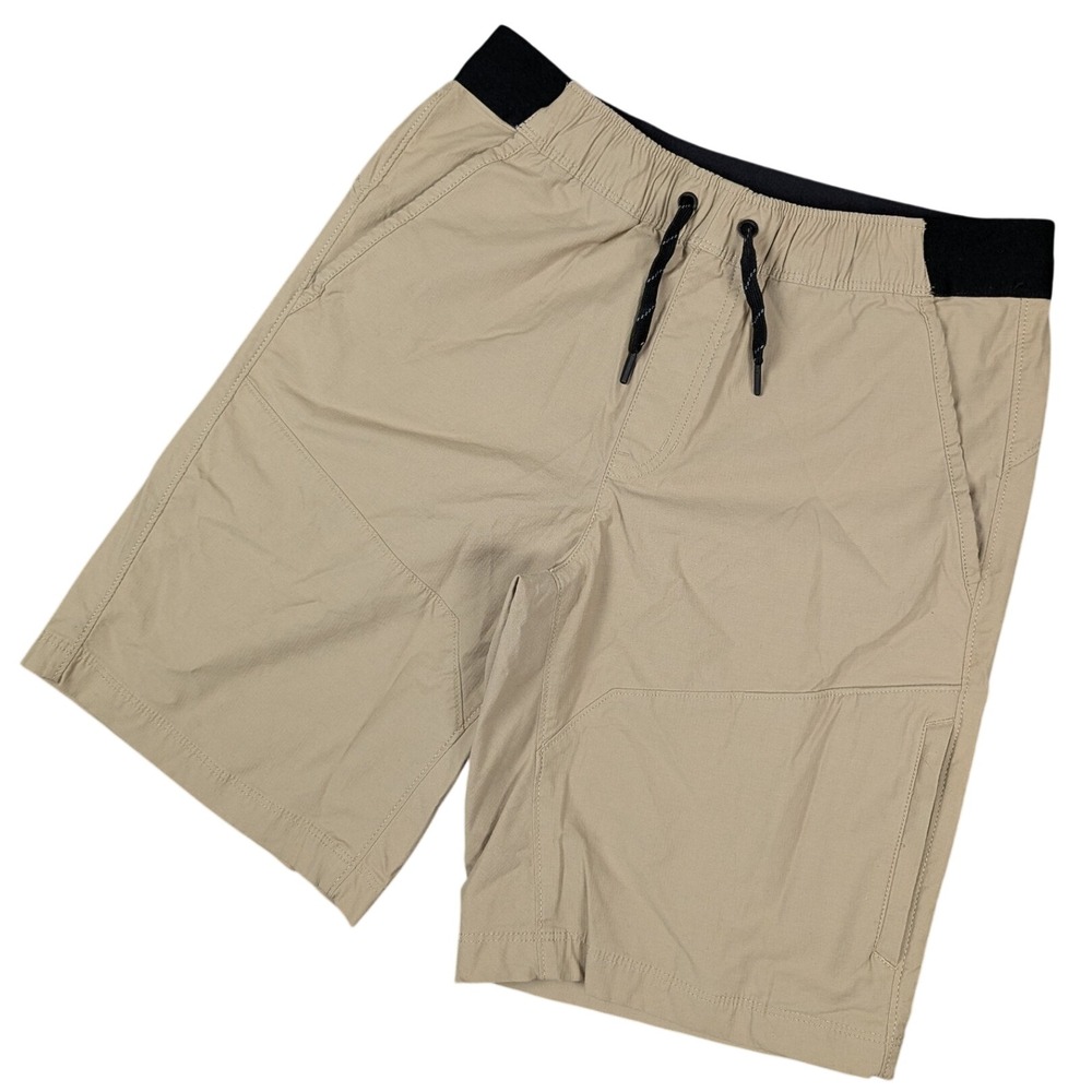 Eddie Bauer Travex Mens Khaki Tan Stretch Hiking‎ Shorts Mens Small 11007042